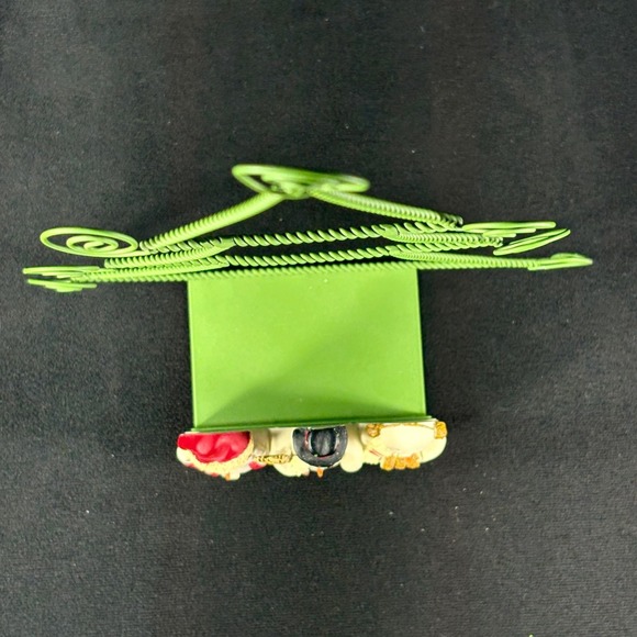 Hallmark Vtg Metal Christmas Tree Snowmen Holder for Cards Photos or Napkins 12" - Picture 4 of 7